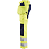7163 Naisten highvis riipputaskuhousut stretch