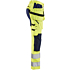 7163 Naisten highvis riipputaskuhousut stretch
