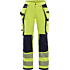 7197 Naisten highvis riipputaskuhousut 4-way stretch