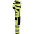 7197 Naisten highvis riipputaskuhousut 4-way stretch