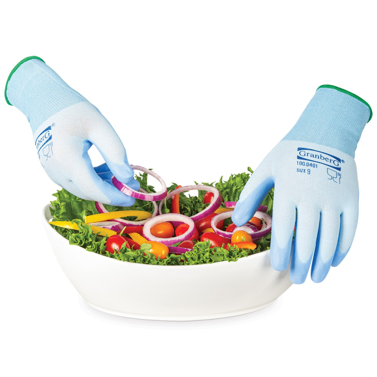 Elintarvikehyväksytyt uudelleenkäytettävät käsineet, 12 paria