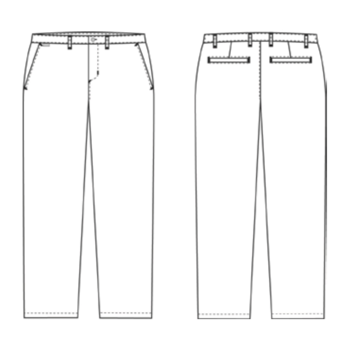 Housut kapeilla lahkeilla, Garcon