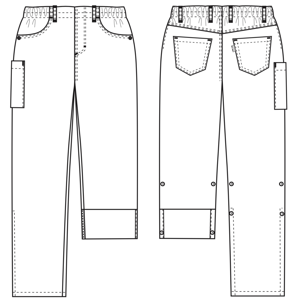 Farkut, VEDETTÄVÄT, 82 CM - 245 G/M², Super Cool