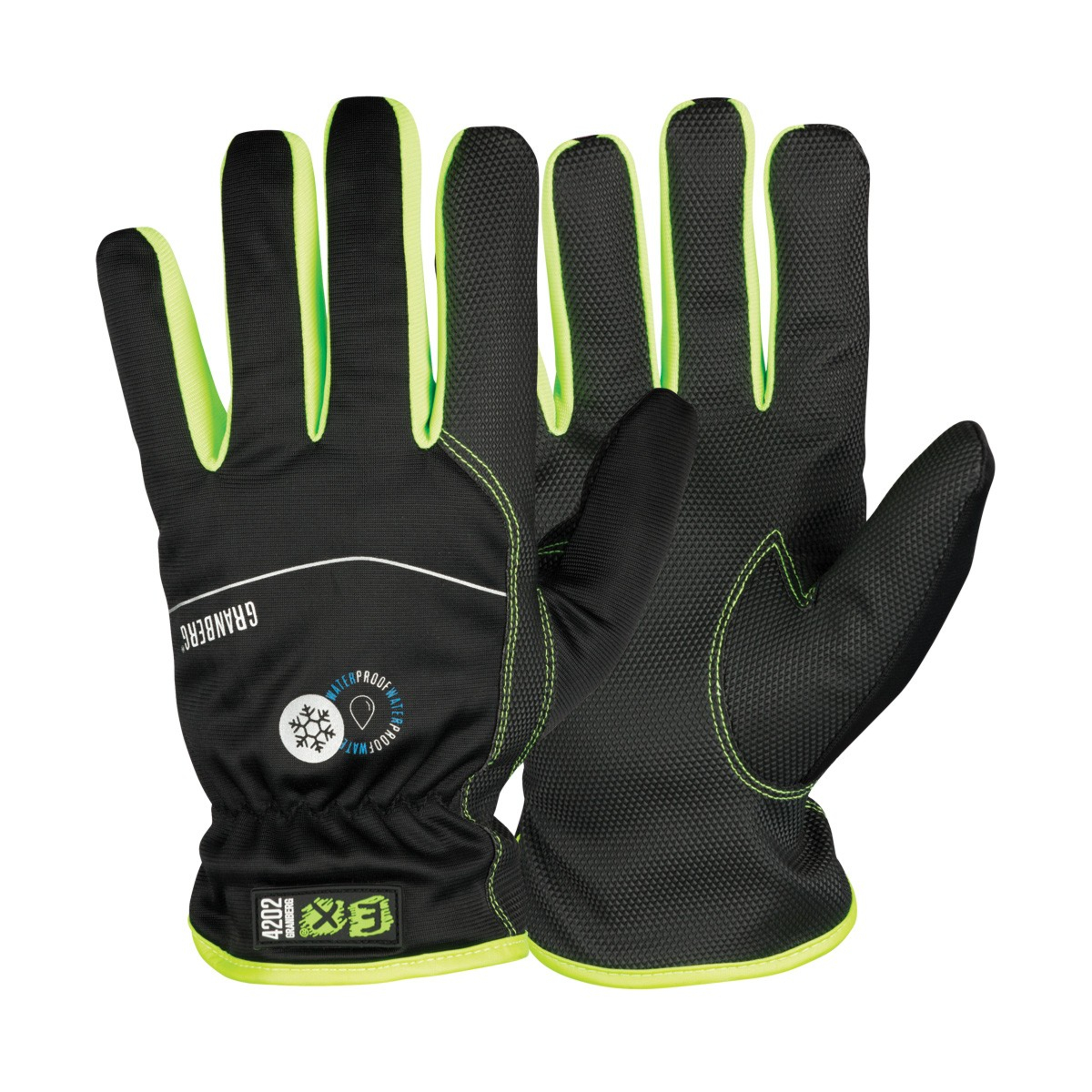 Kosketusnäytöllä yhteensopivat kokoonpanotalvikäsineet EX®, 12 paria