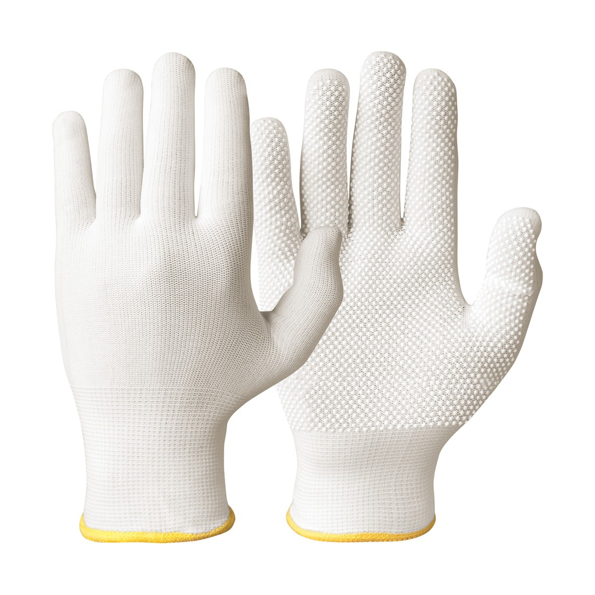 Puuvillakäsineet spandexilla, 12 paria