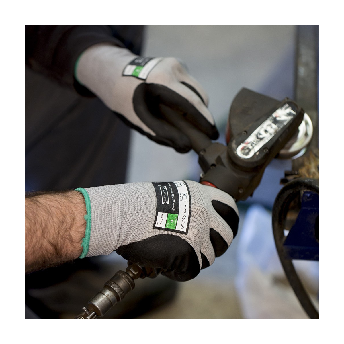 Asennuskäsineet, Oeko-Tex® 100 -hyväksytyt, 12 paria