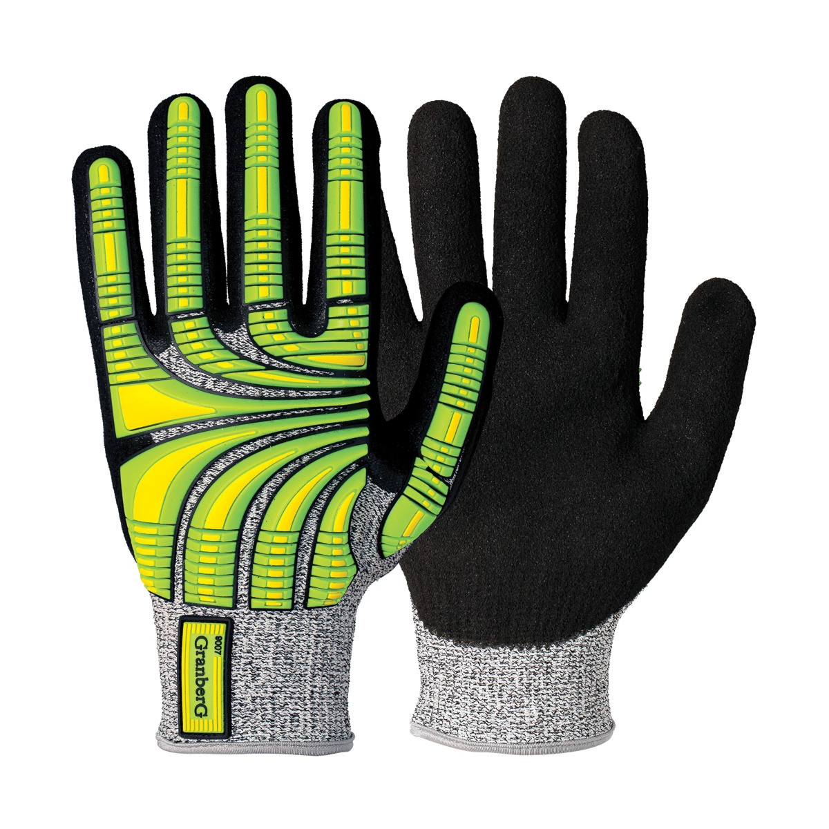 Viiltosuojatut Hi-Viz™-iskunsuojakäsineet, 6 paria