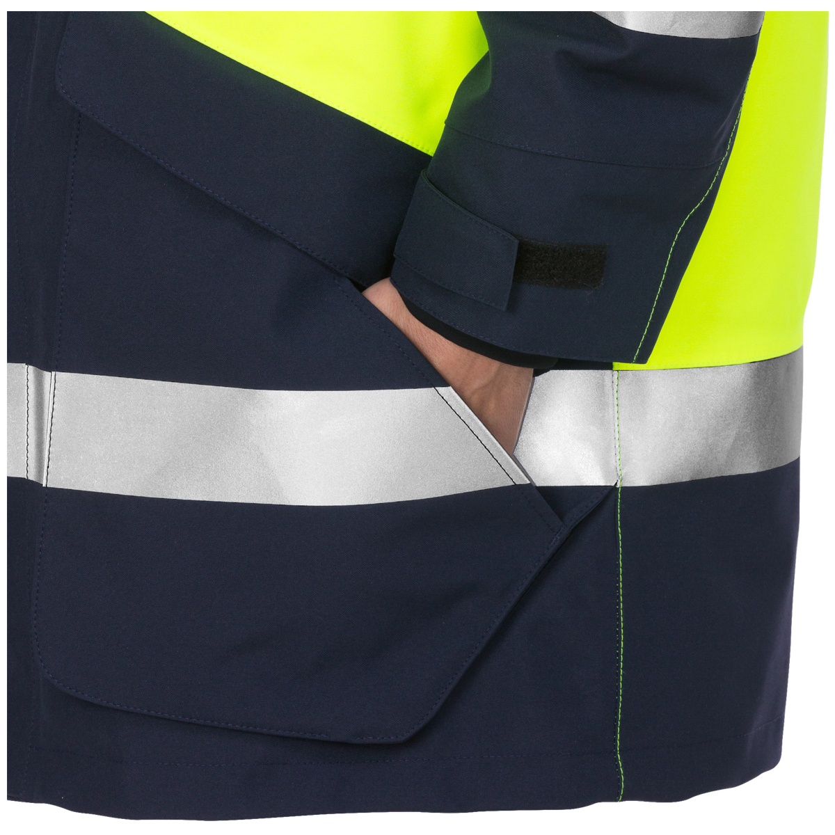 Huomiovärinen GORE-TEX 3-in-1 parkatakki, lk 3 4989 GXB