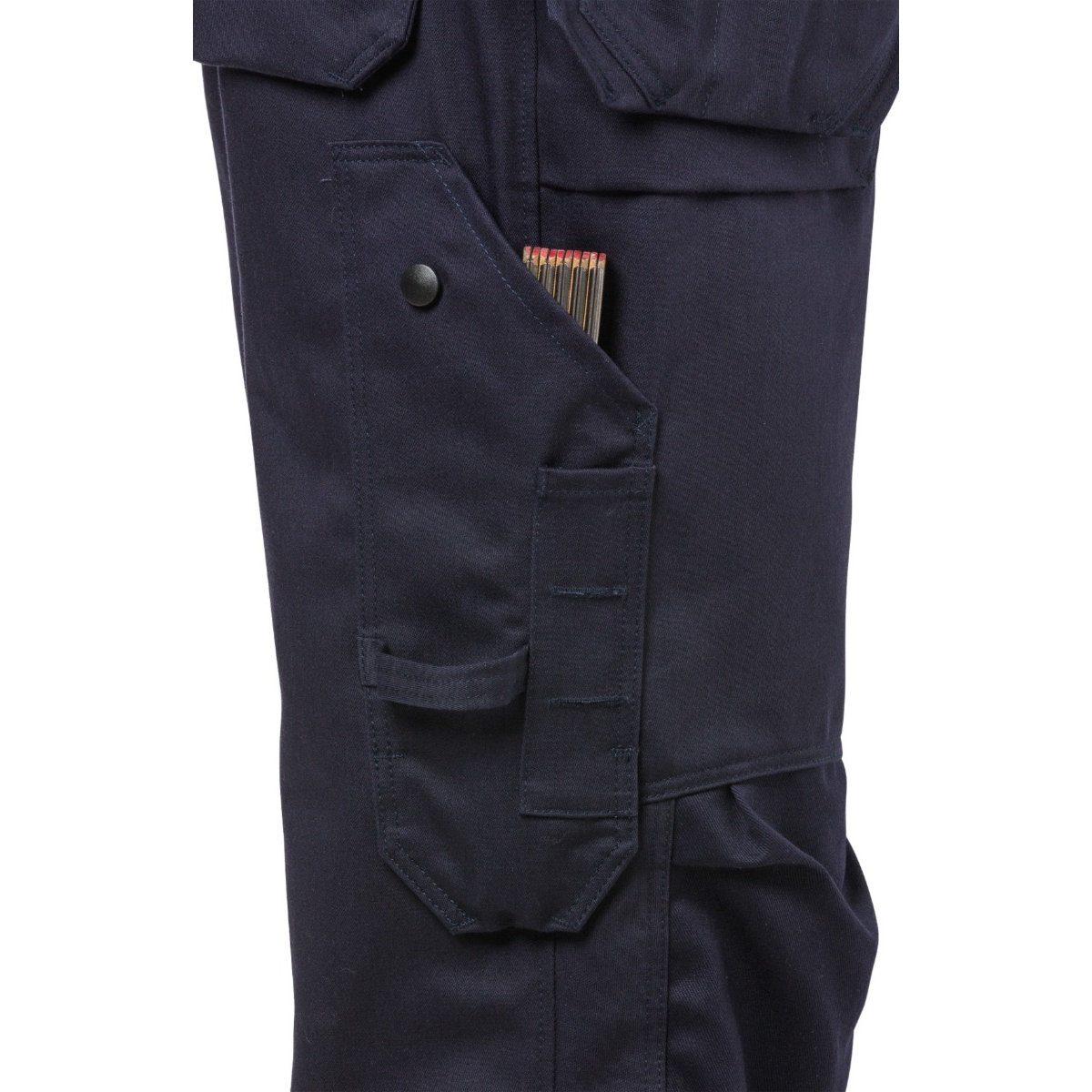 Liekkisuojatut huomioväriset työhousut luokka 1 2586 FLAM