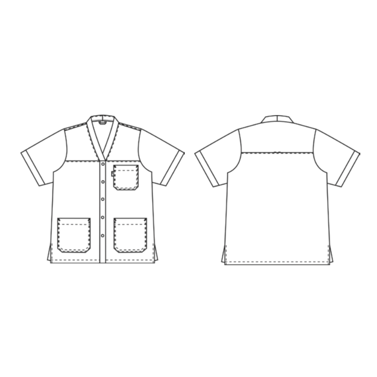 Tunika, jossa puuvillavuori, Aqua