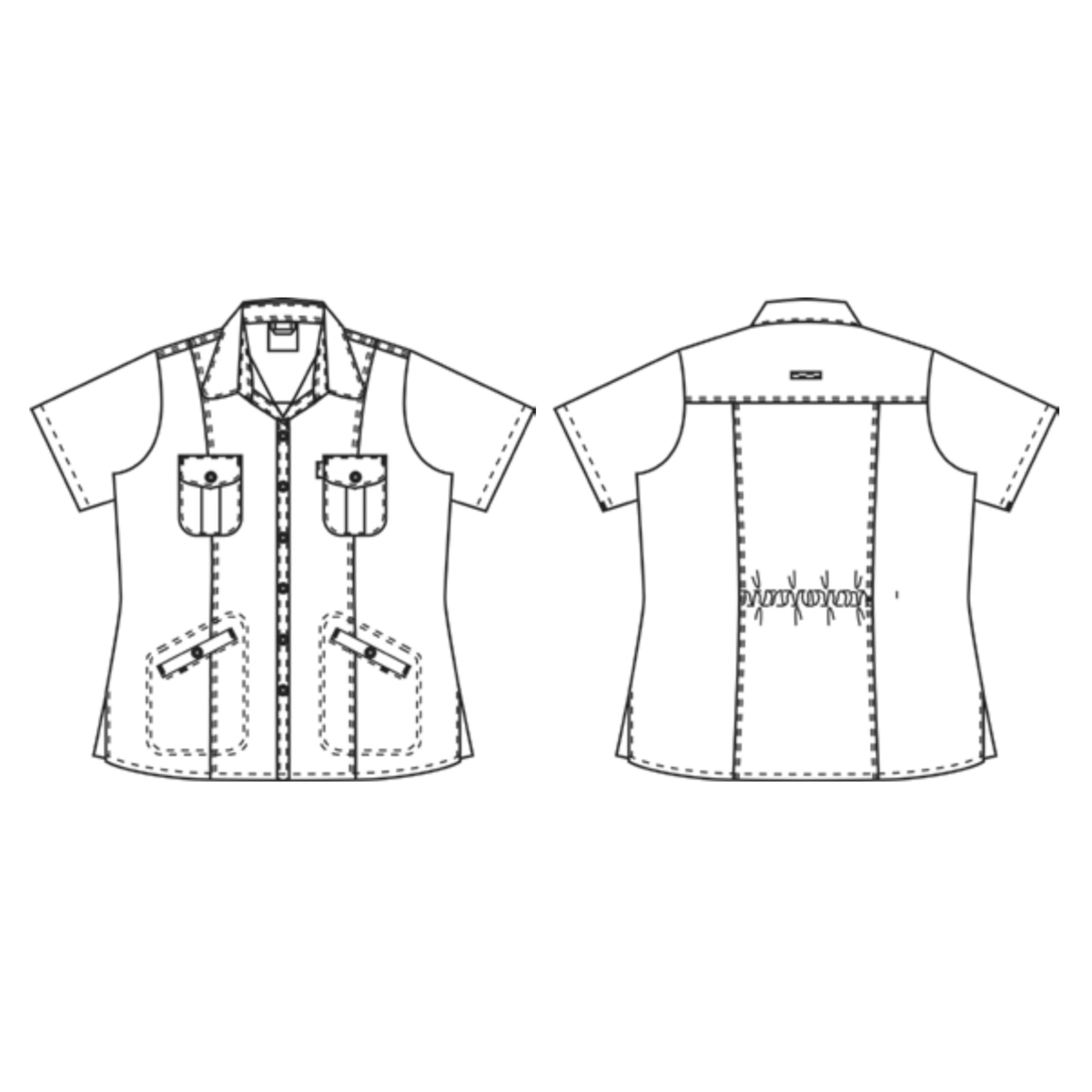 Naisten rento tunika/paita, Fresh