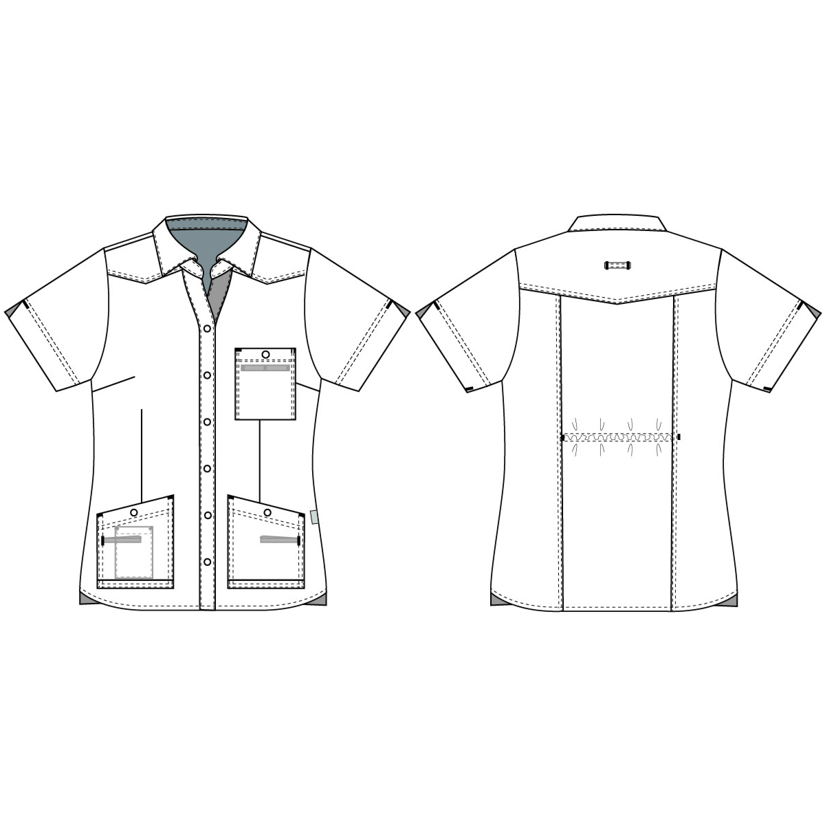 Naisten paita/tunika, Flair