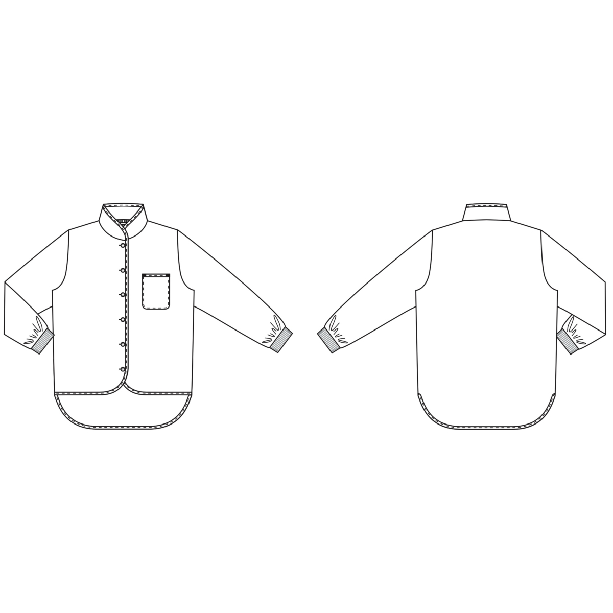 Neuletakki vetoketjulla, ¾-hihat, Move