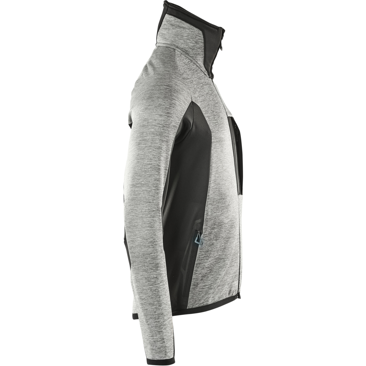 Fleece-neulepusero vetoketjulla