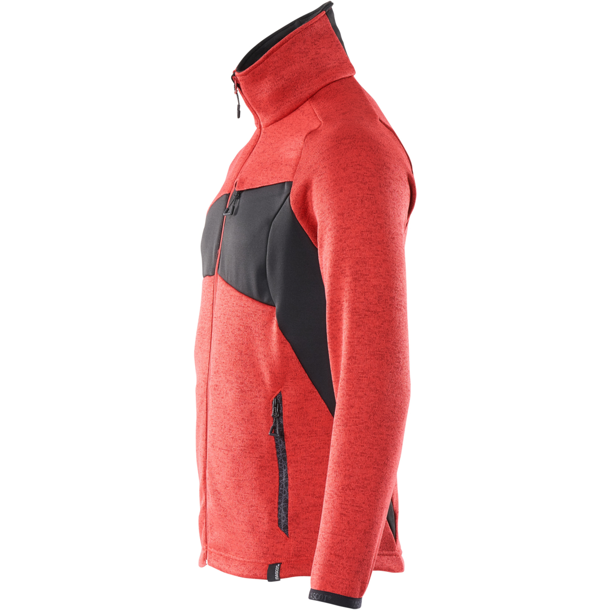 Neulottu neulepusero vetoketjulla