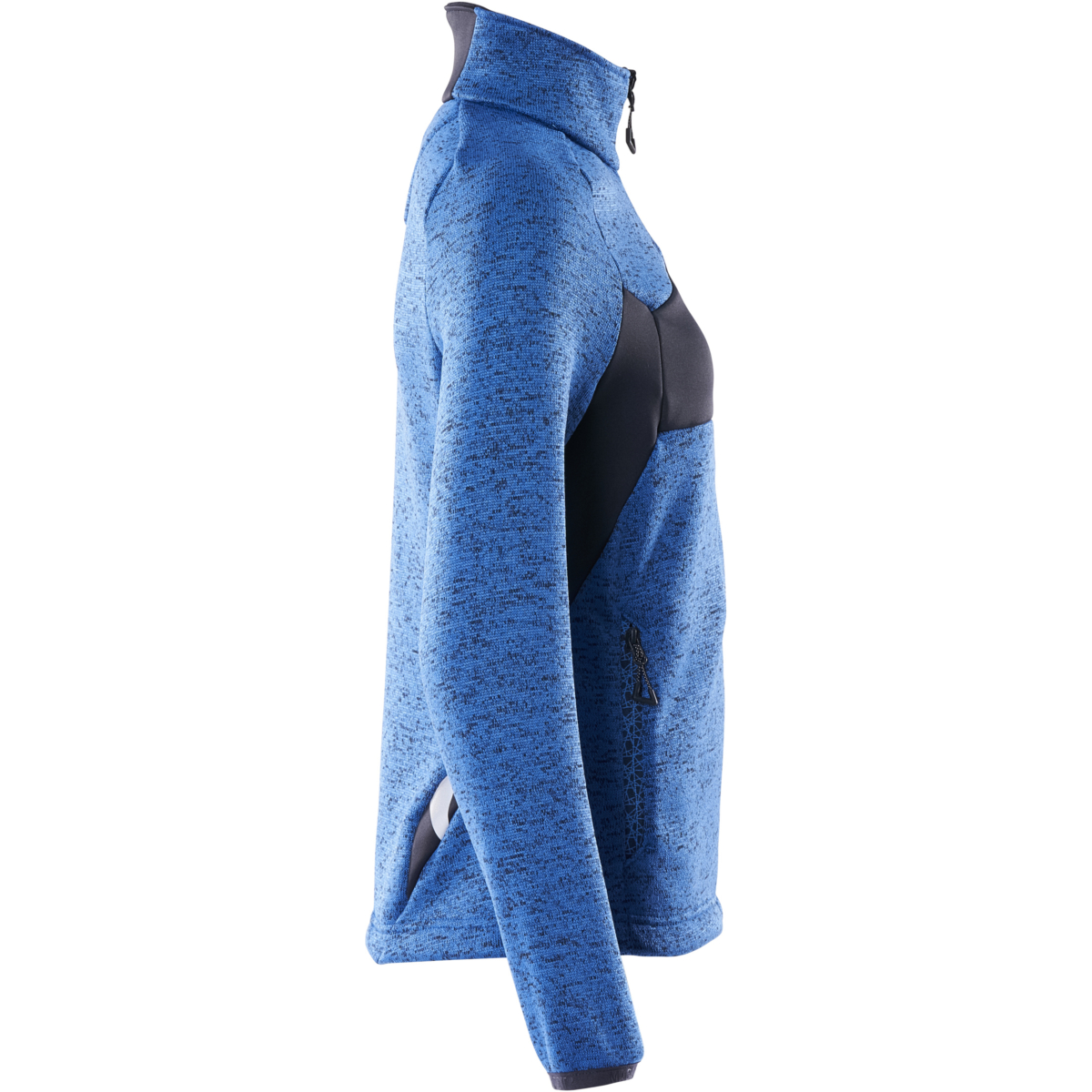 Neulottu neulepusero vetoketjulla