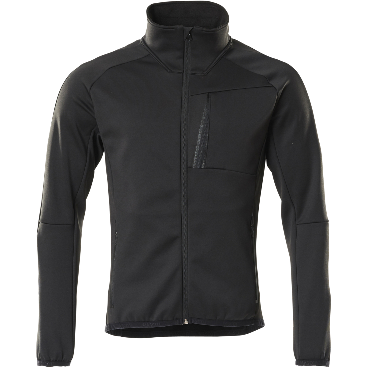 Fleece-neulepusero vetoketjulla