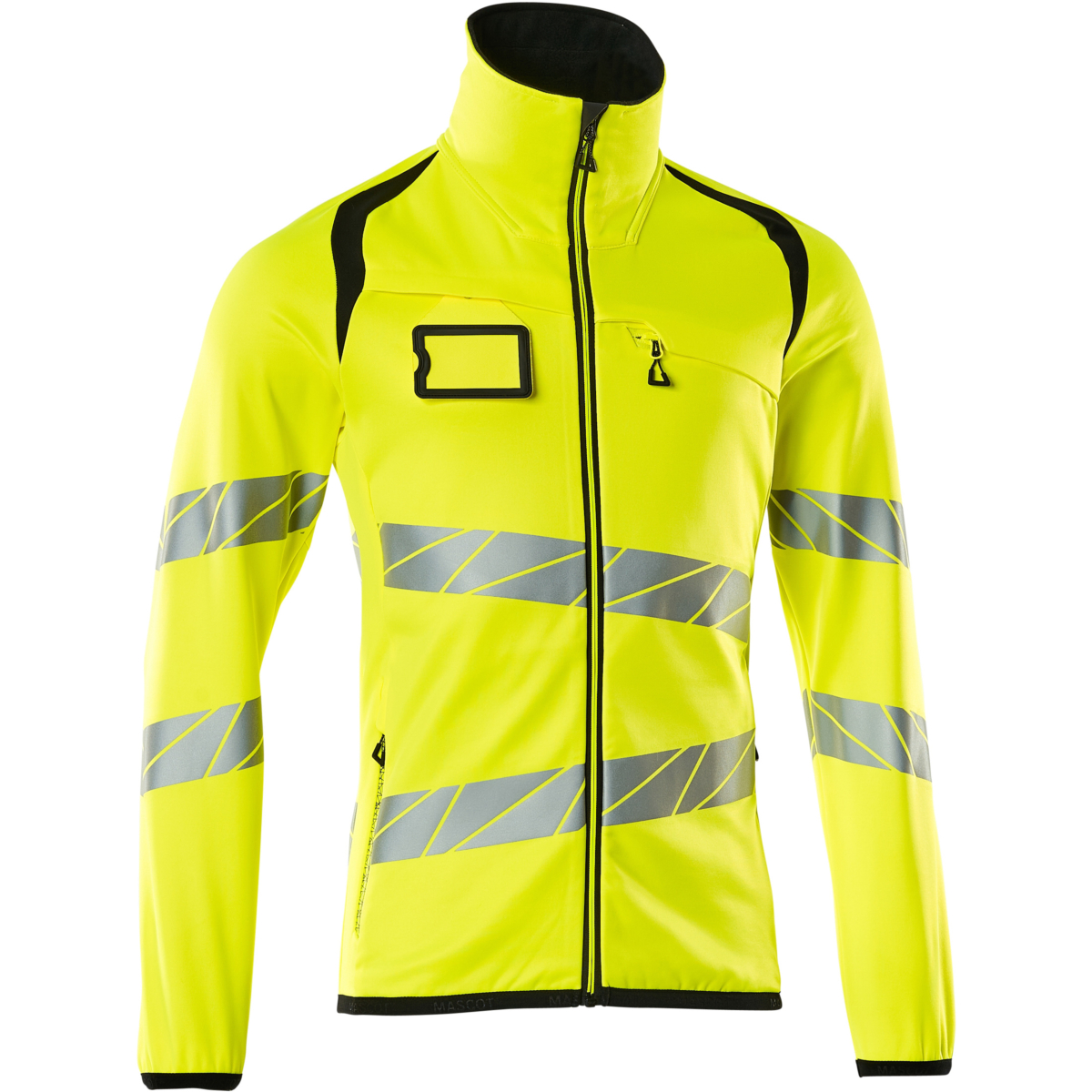 Fleece-neulepusero vetoketjulla