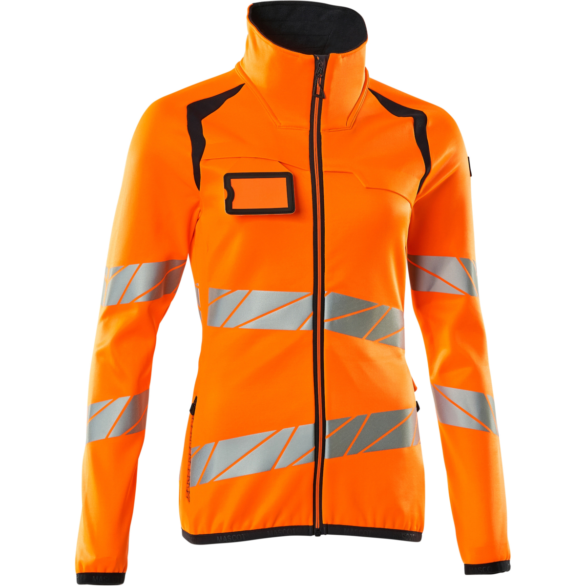 Fleece-neulepusero vetoketjulla