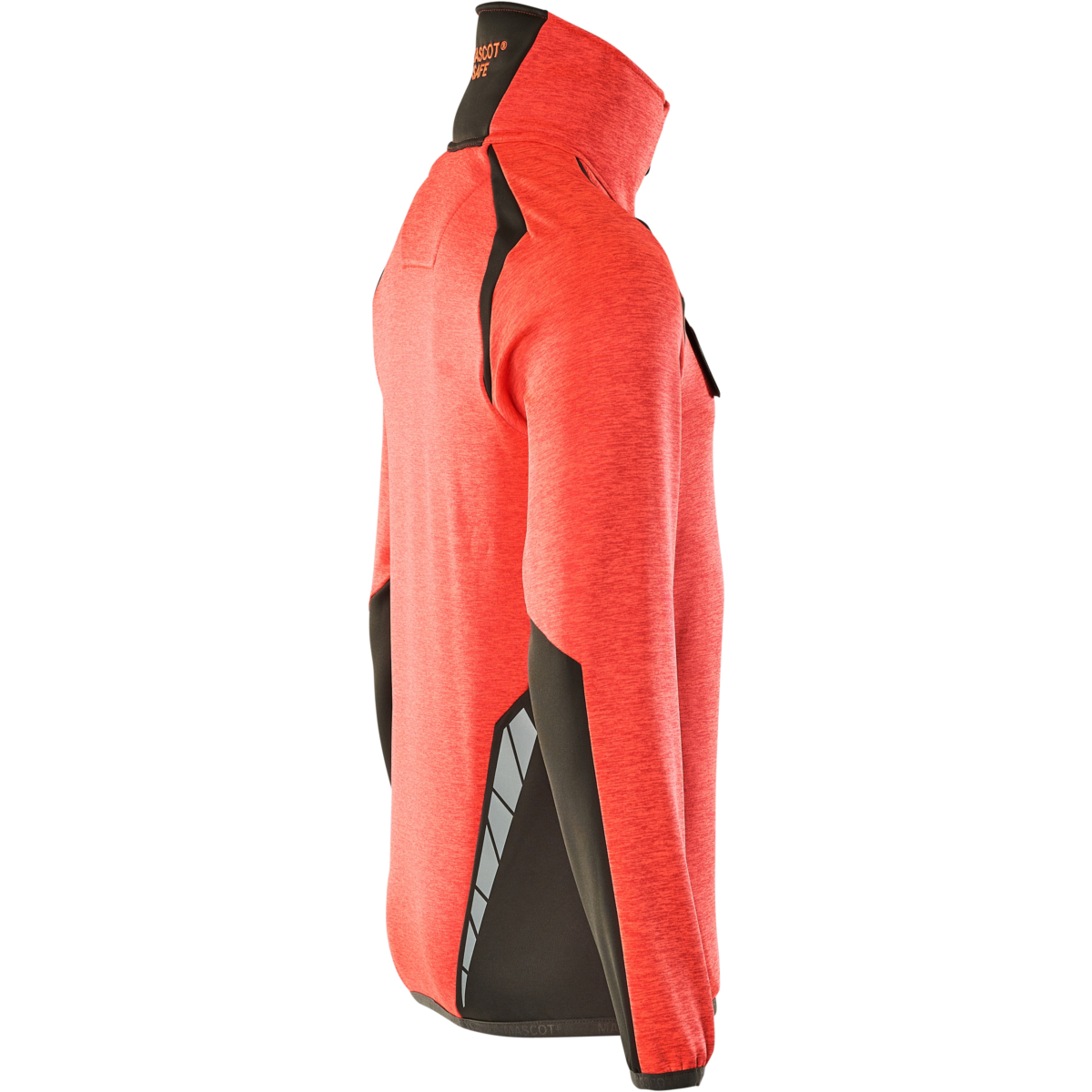 Fleece-neulepusero, jossa puolipitkä vetoketju