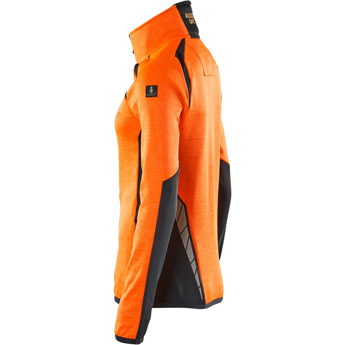 Fleece-neulepusero vetoketjulla