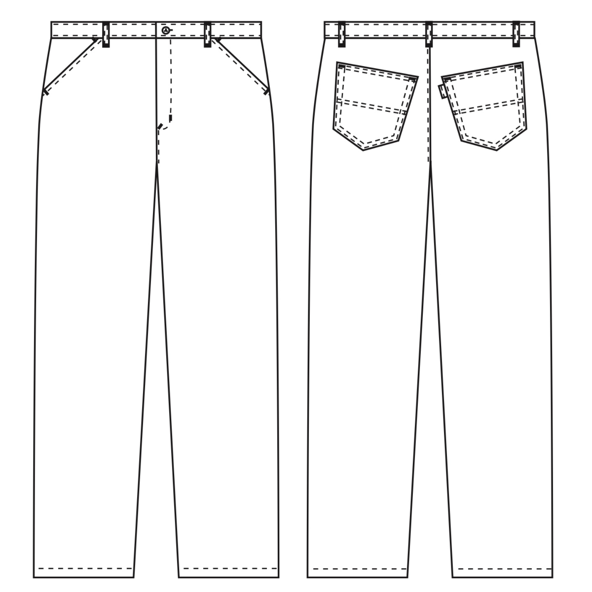 Joustavat ja farkkujäljitelmäiset housut, Club-Classic