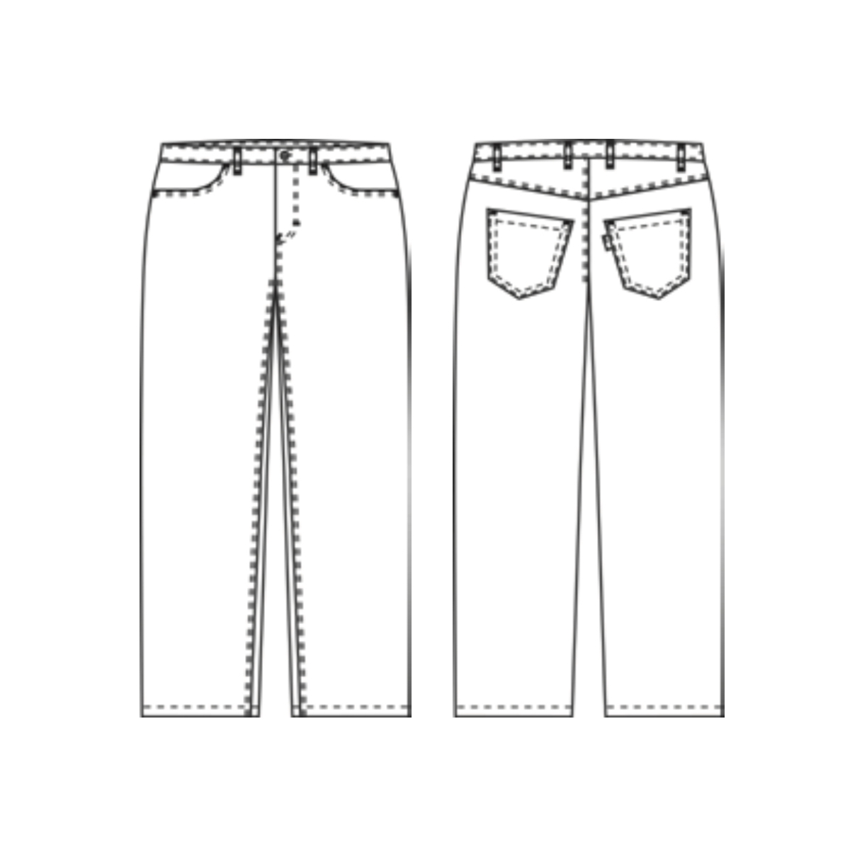 Farkkujäljitelmäiset housut, Club-Classic