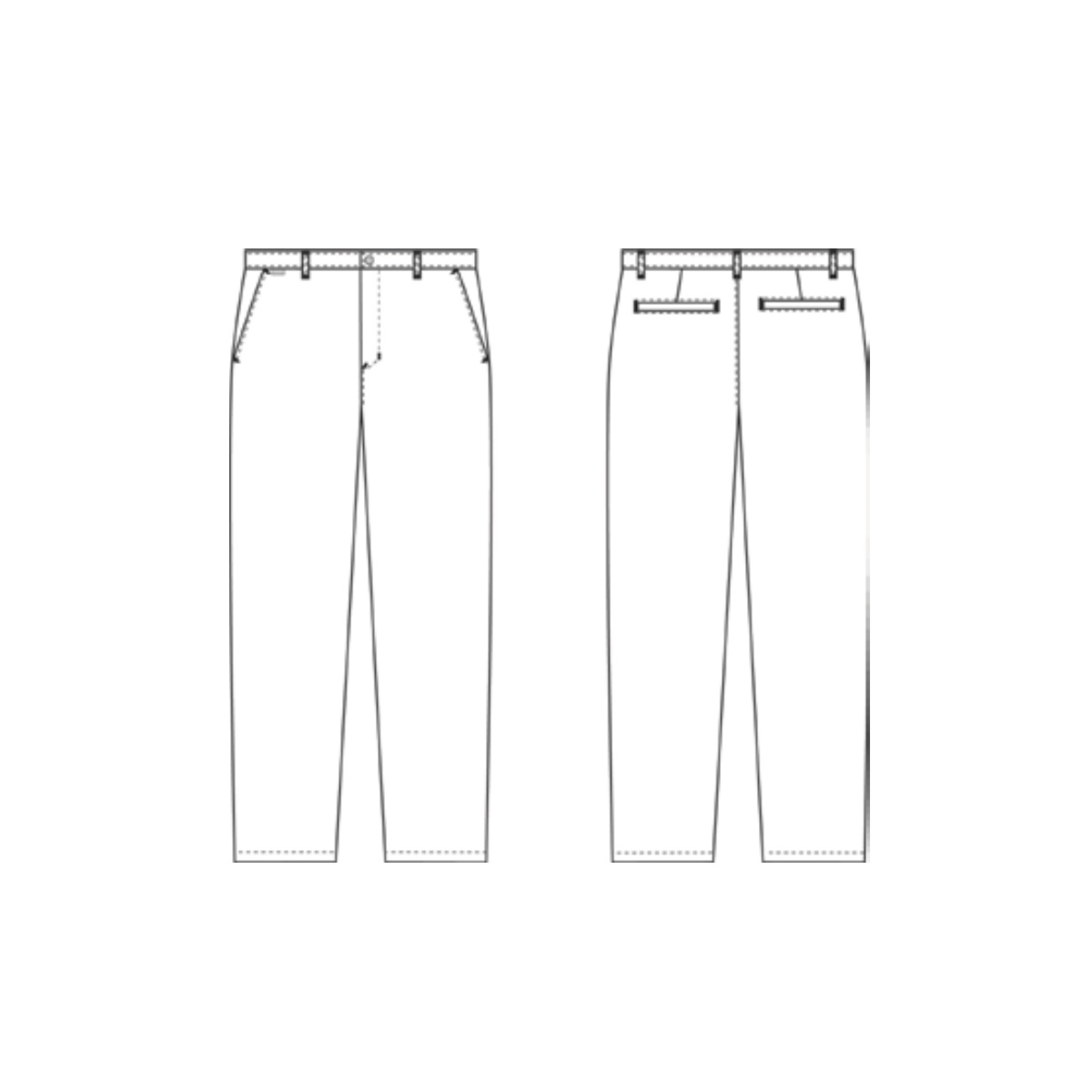 Elegantit tarjoilijan housut, Garcon