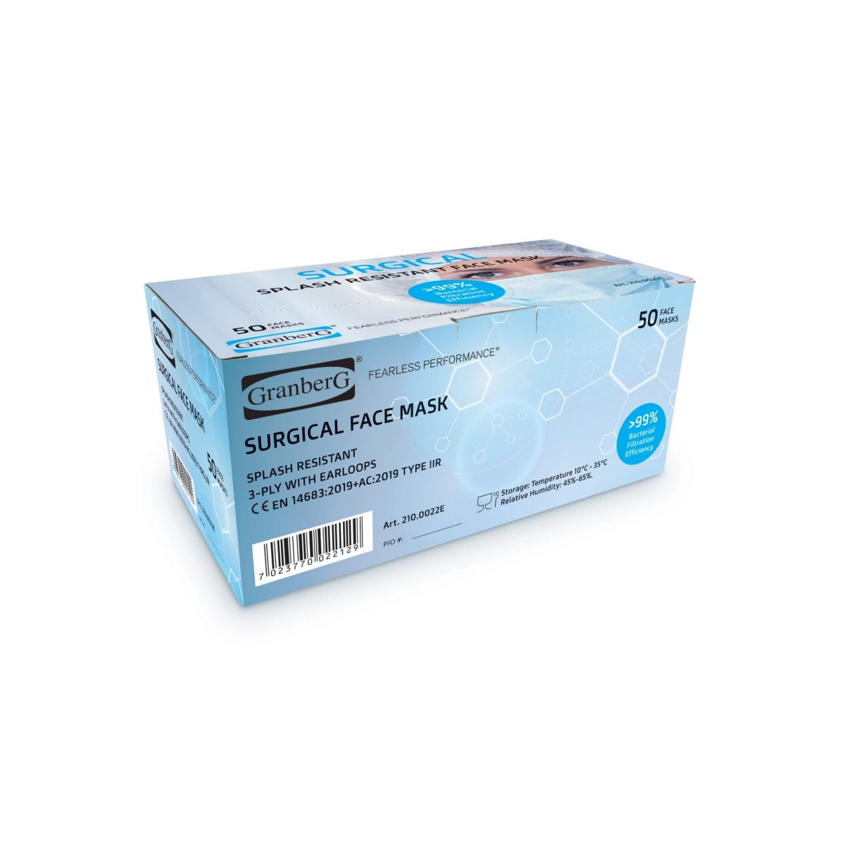 Kirurgiset kasvomaskit, 50 kpl