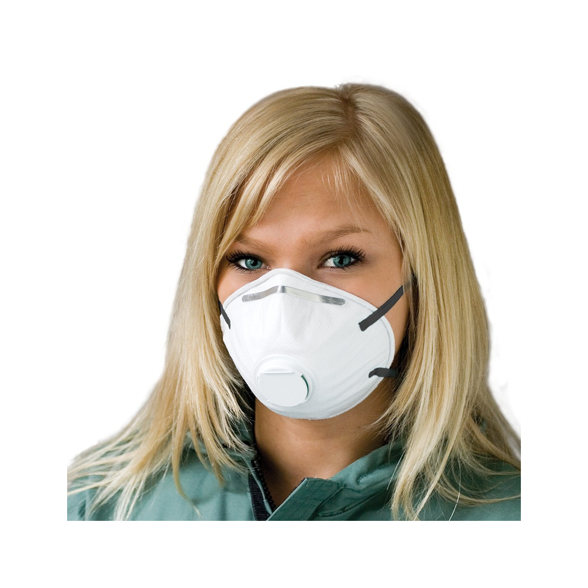 Kertakäyttöinen hengityssuojain FFP2 NR D venttiilillä, 10 kpl