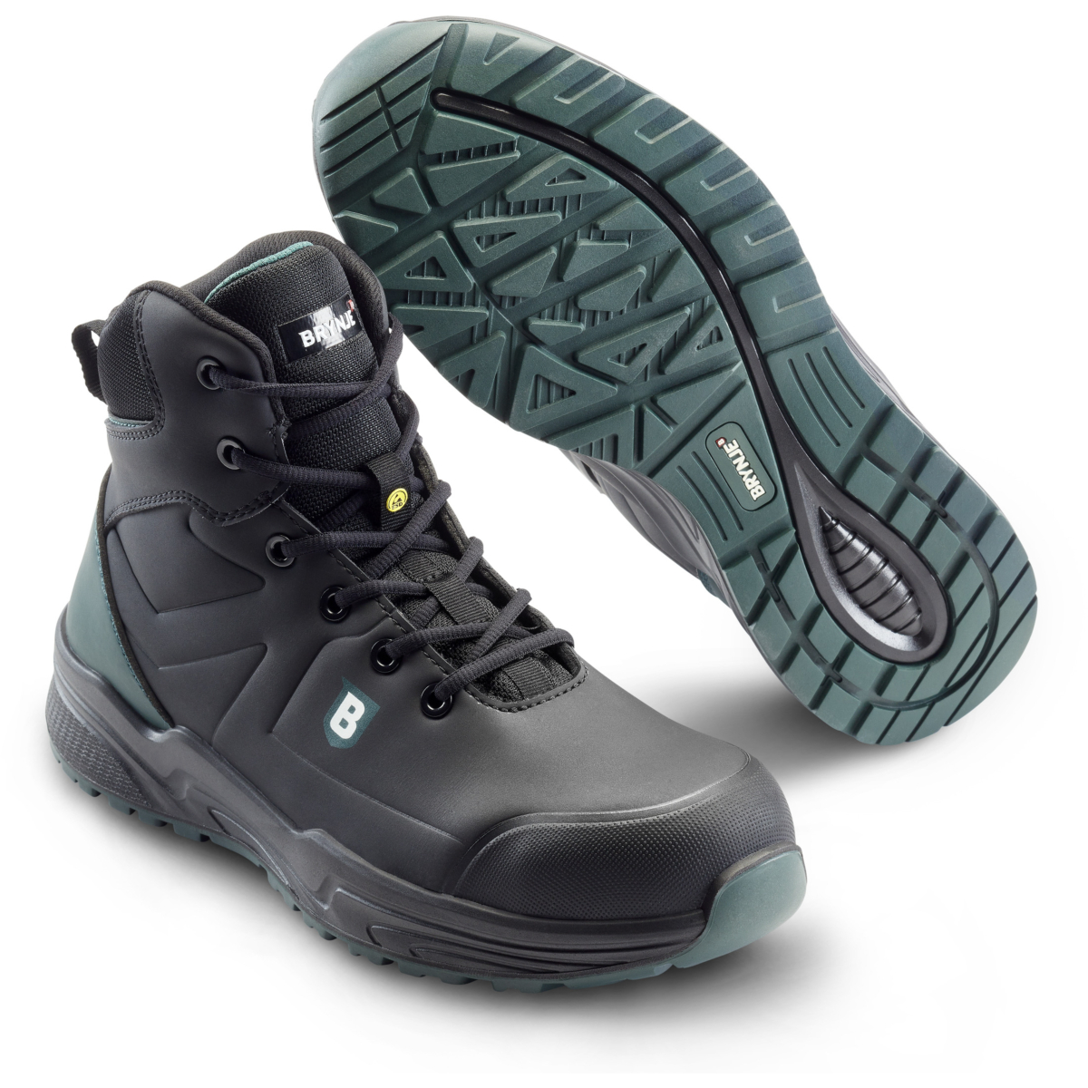 355 Vihreä matalavartiset työkengät