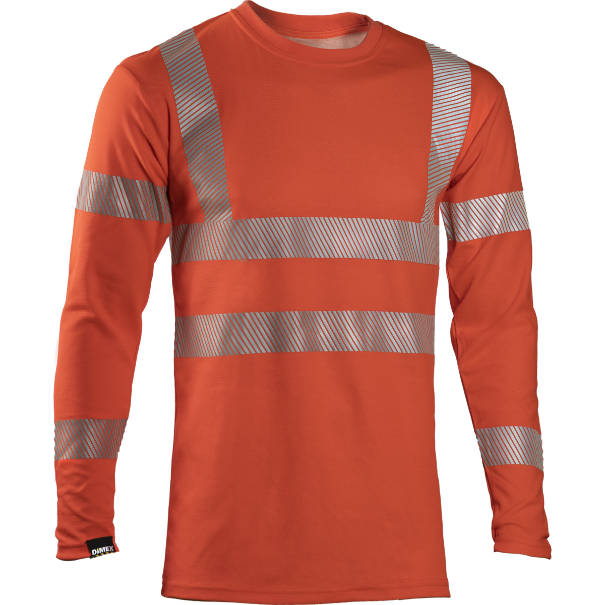 4428 Valko-punainen pitkähihainen turvapaita