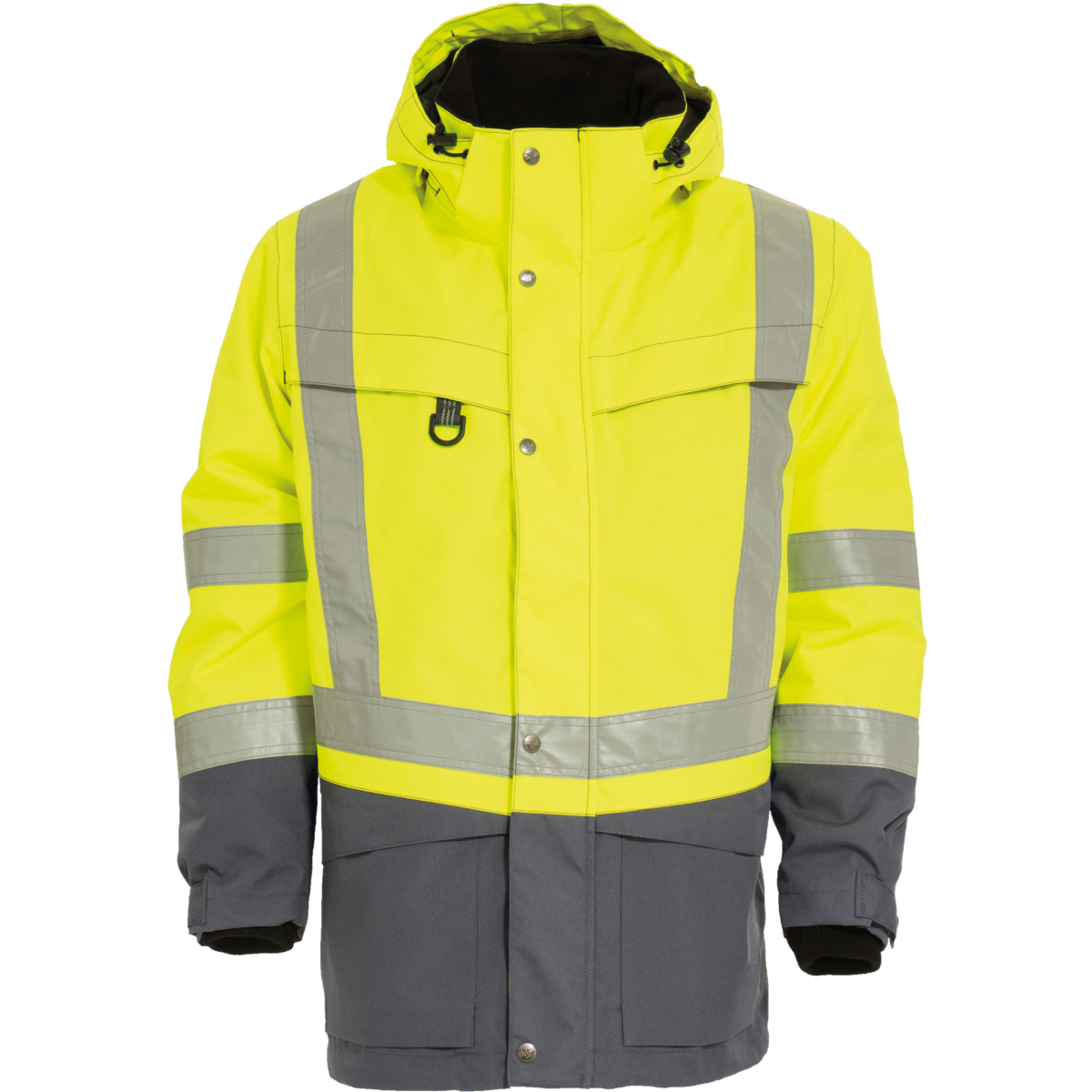 Huomiovärinen talviparka