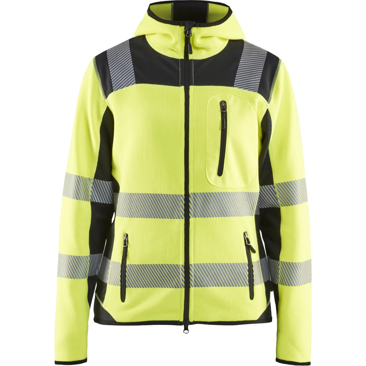 4967 Naisten highvis takki neulottu