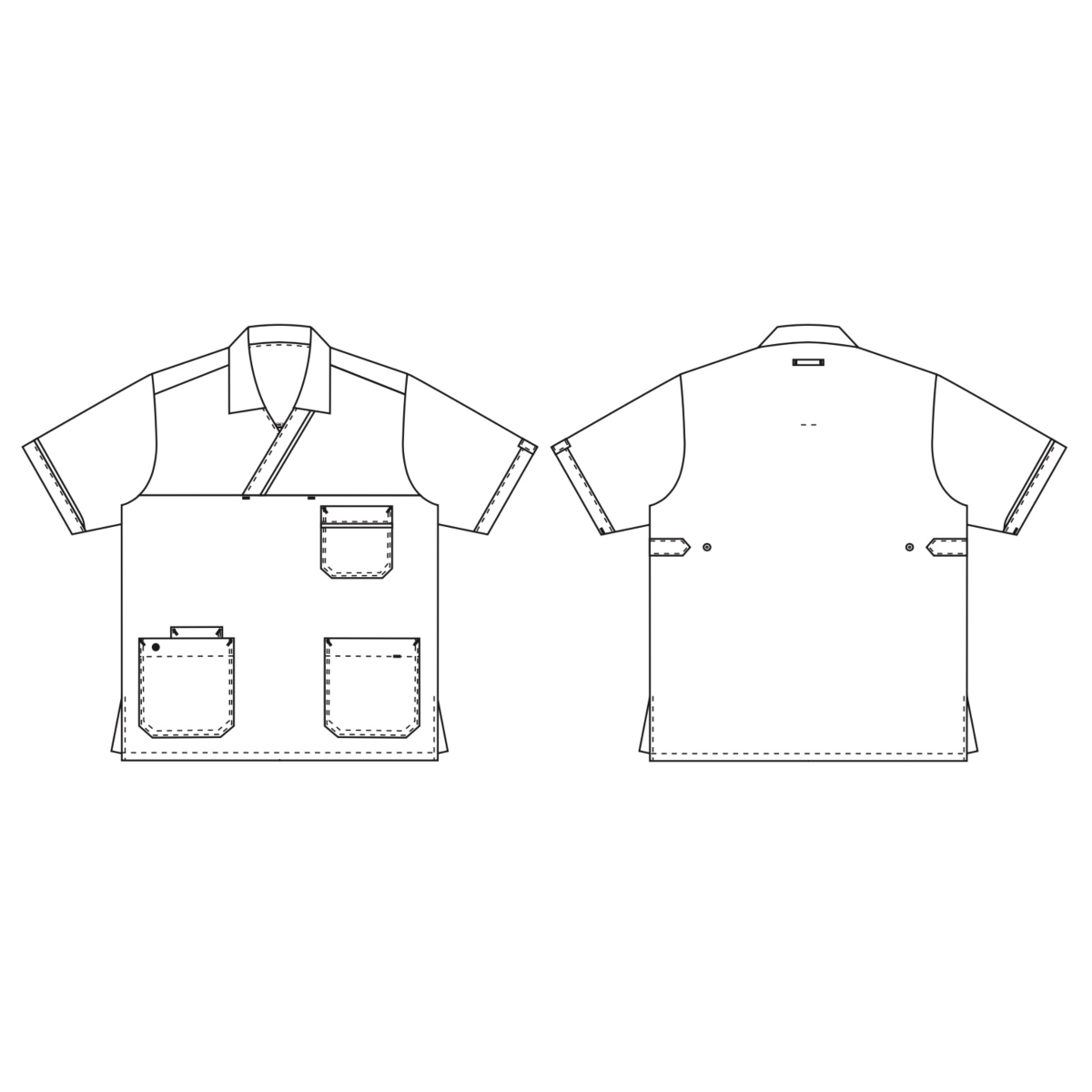 Unisex-työtakki, Tennis