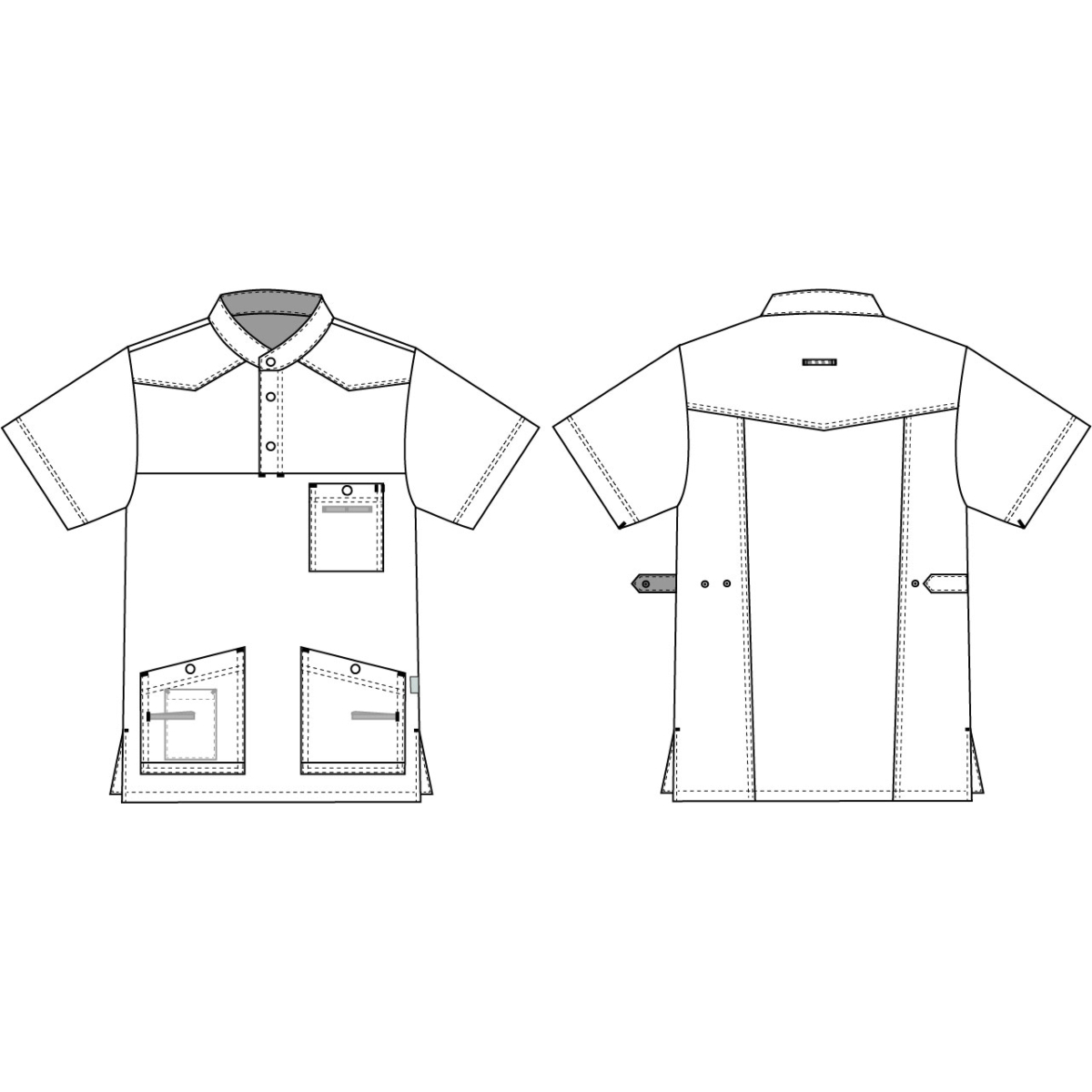 Unisex-työtakki, Flair