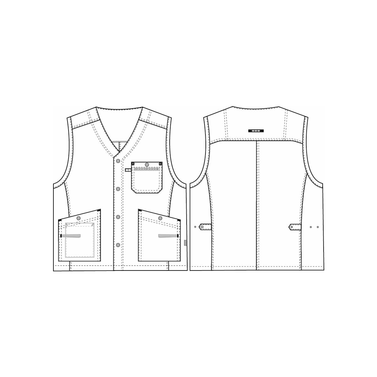 Unisex-liivi, supersiisti