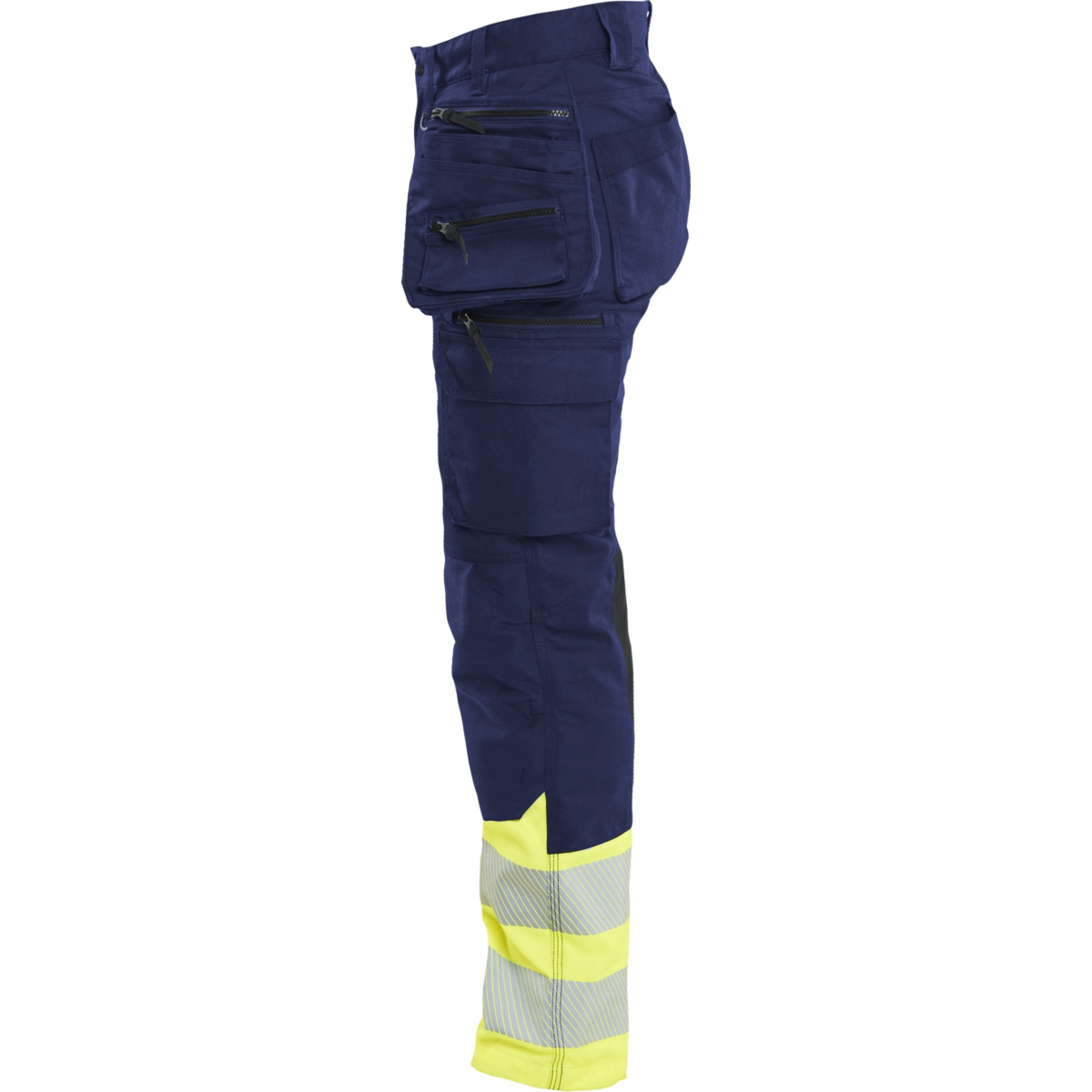 7030 Naisten highvis riipputaskuhousut stretch