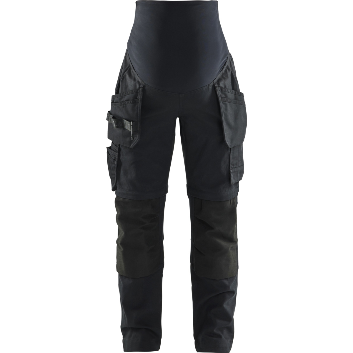 7103 Riipputaskulliset äitiyshousut zip-off