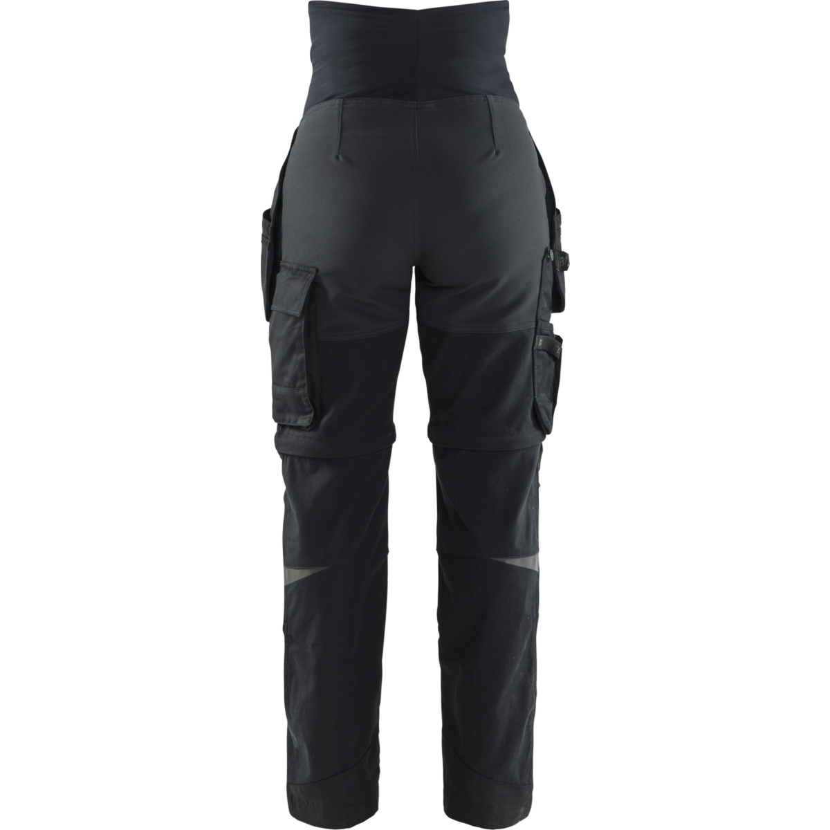 7103 Riipputaskulliset äitiyshousut zip-off