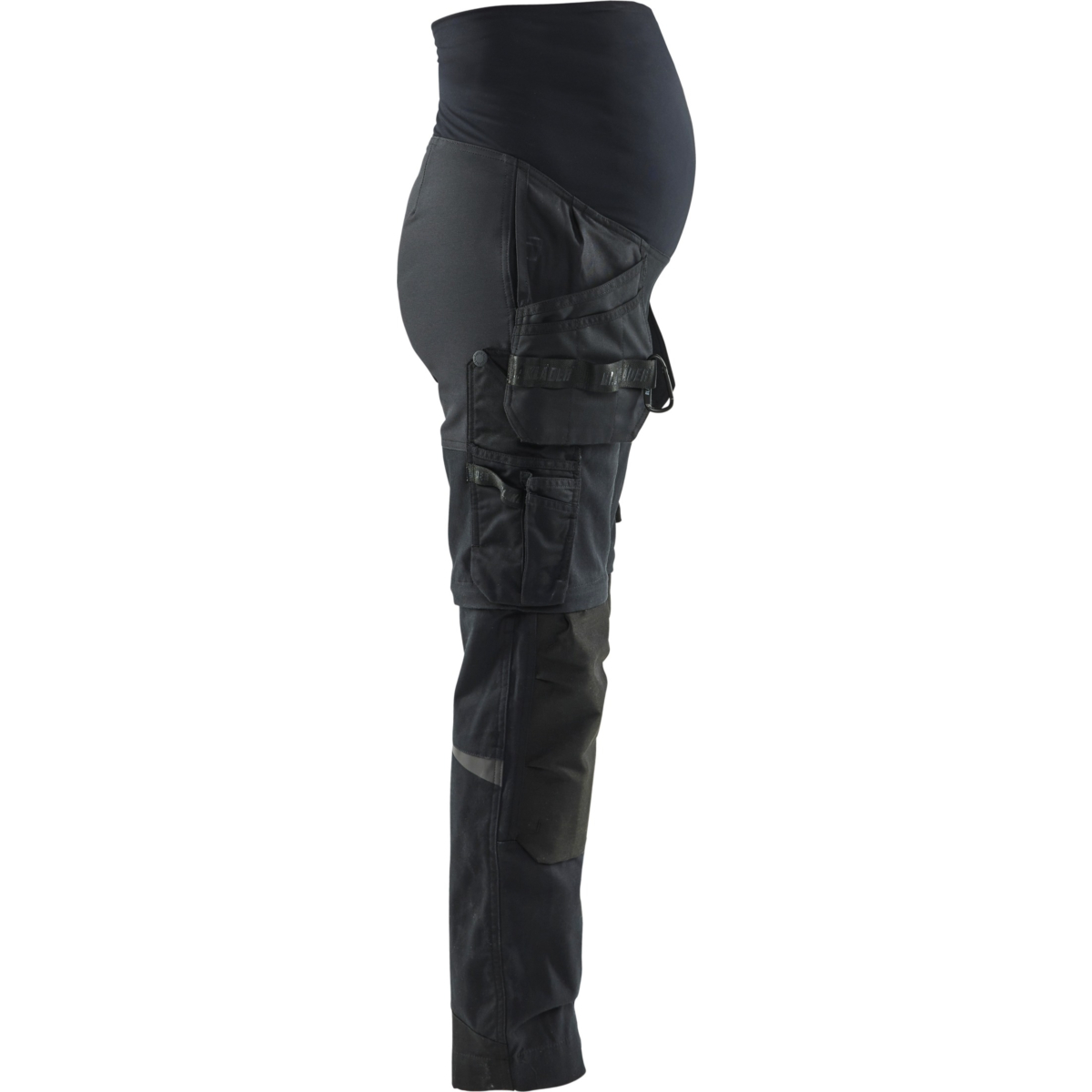 7103 Riipputaskulliset äitiyshousut zip-off