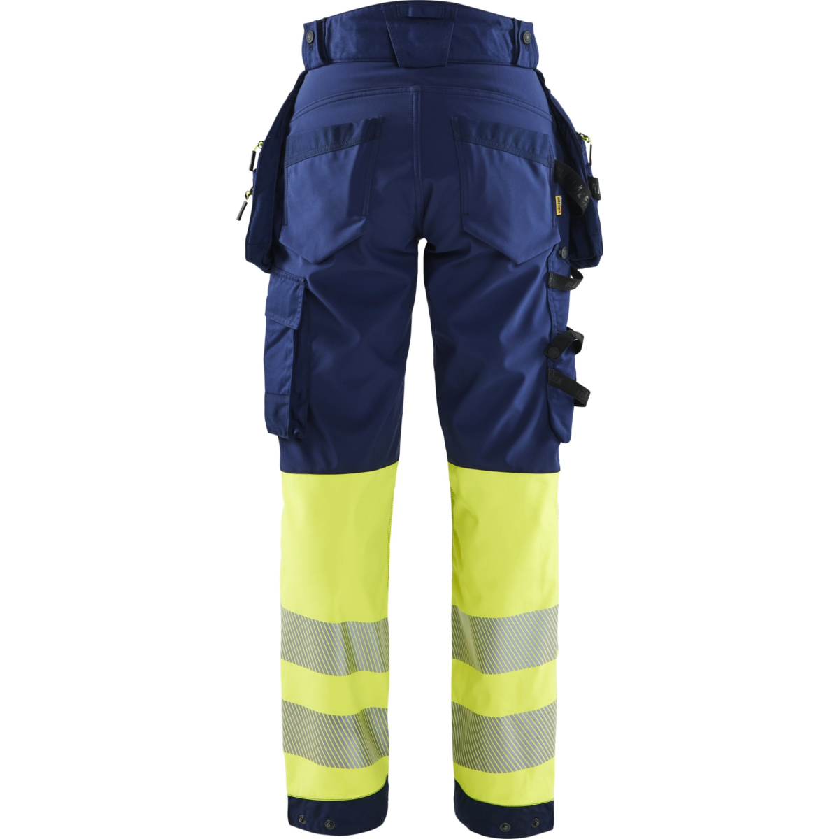 7114 Naisten highvis softshell-riipputaskuhousut