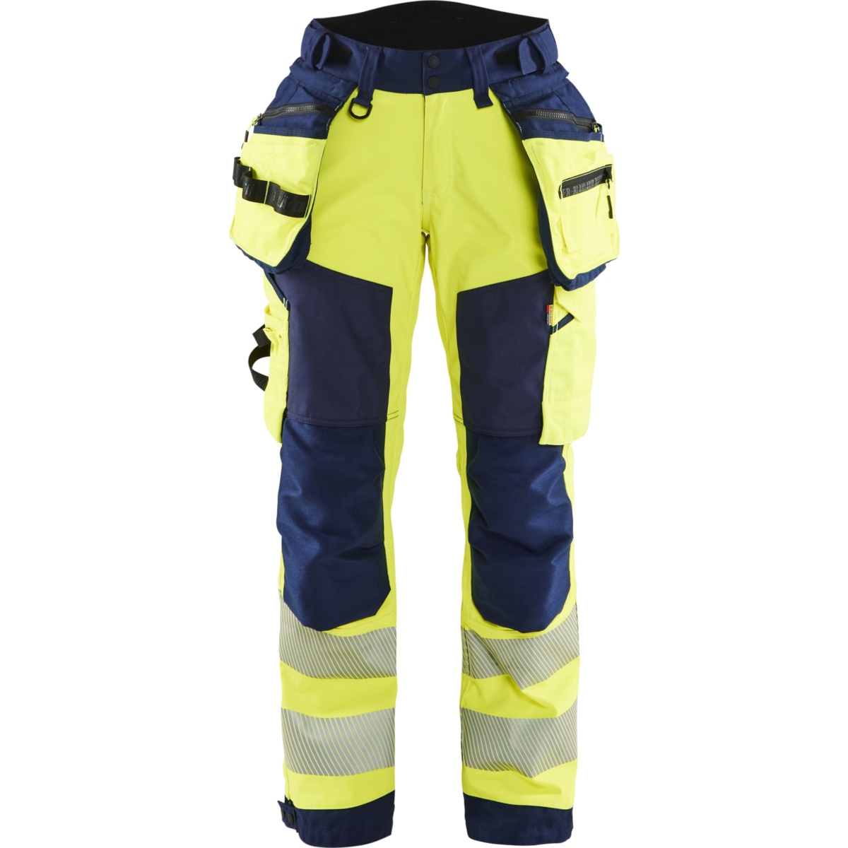 7118 Naisten highvis softshell-riipputaskuhousut