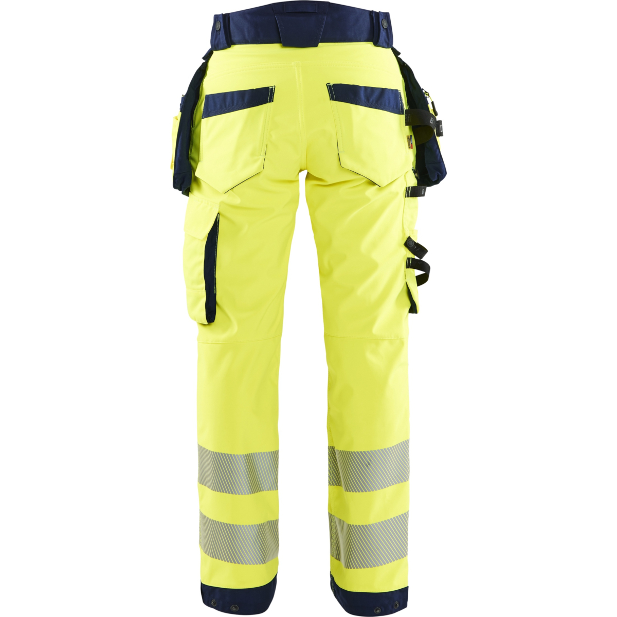 7118 Naisten highvis softshell-riipputaskuhousut