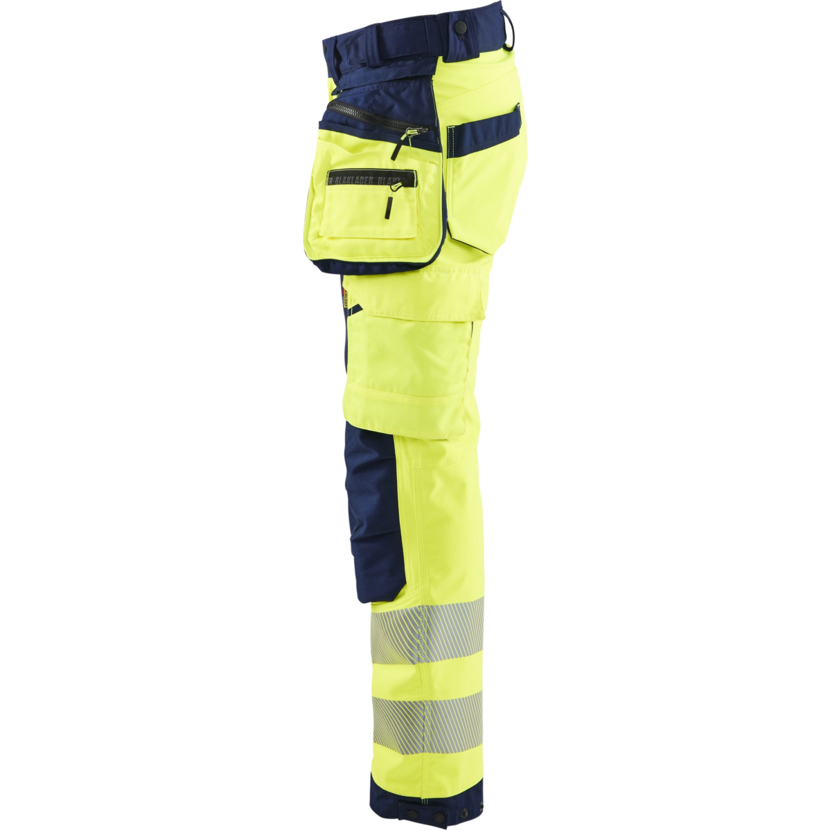 7118 Naisten highvis softshell-riipputaskuhousut