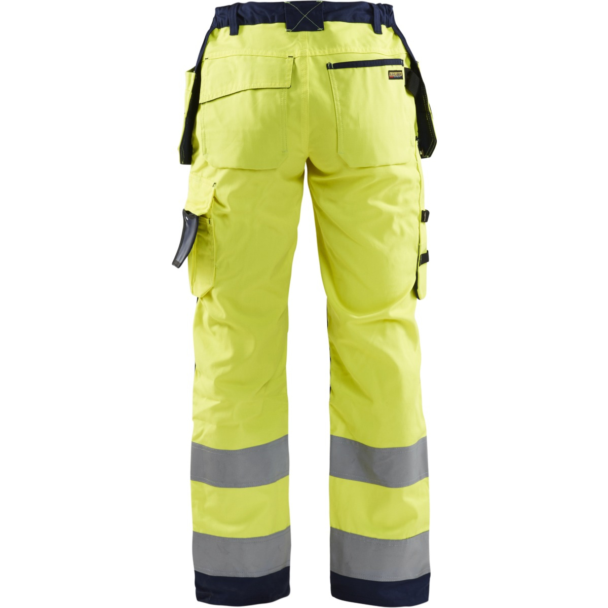 7156 Naisten highvis riipputaskuhousut
