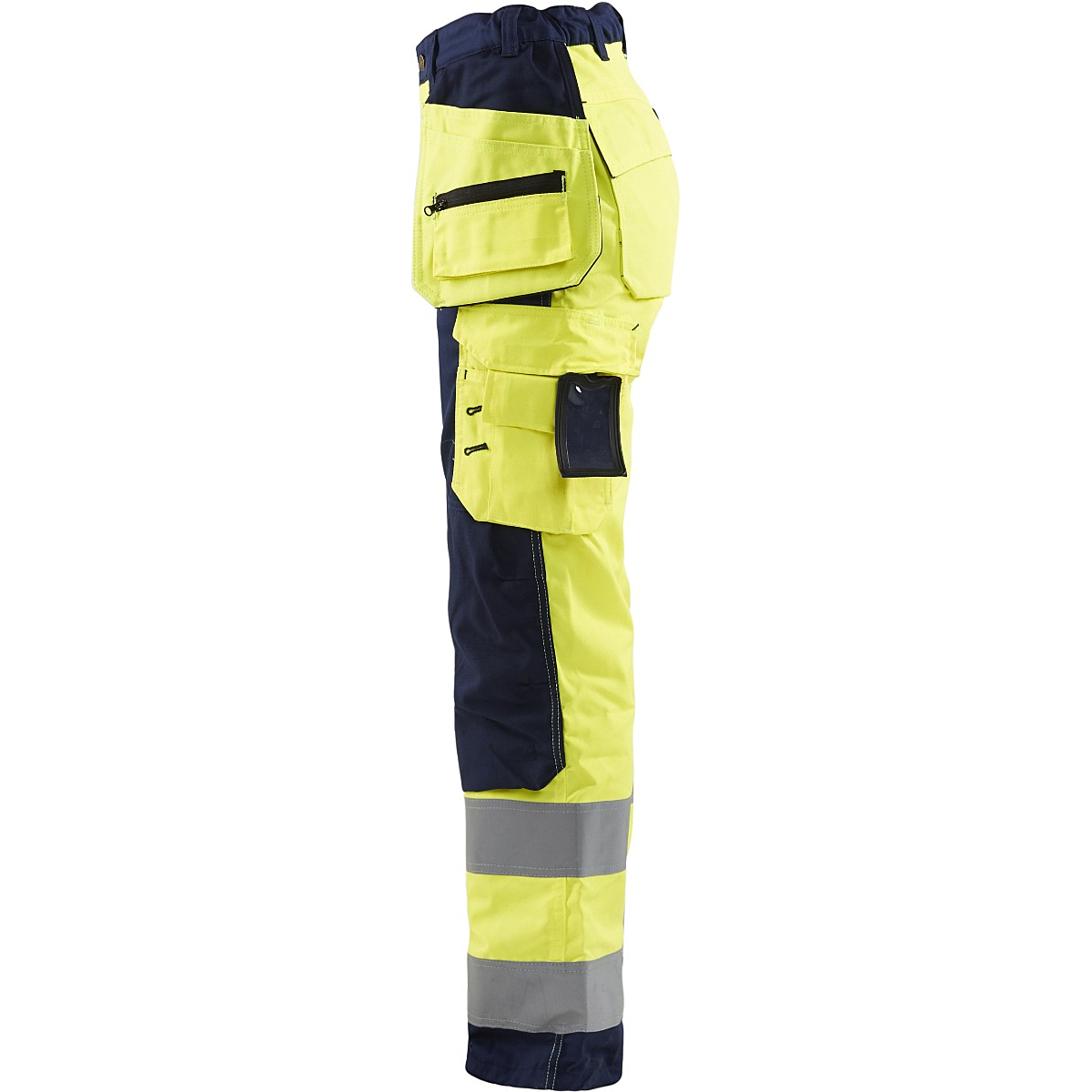 7156 Naisten highvis riipputaskuhousut