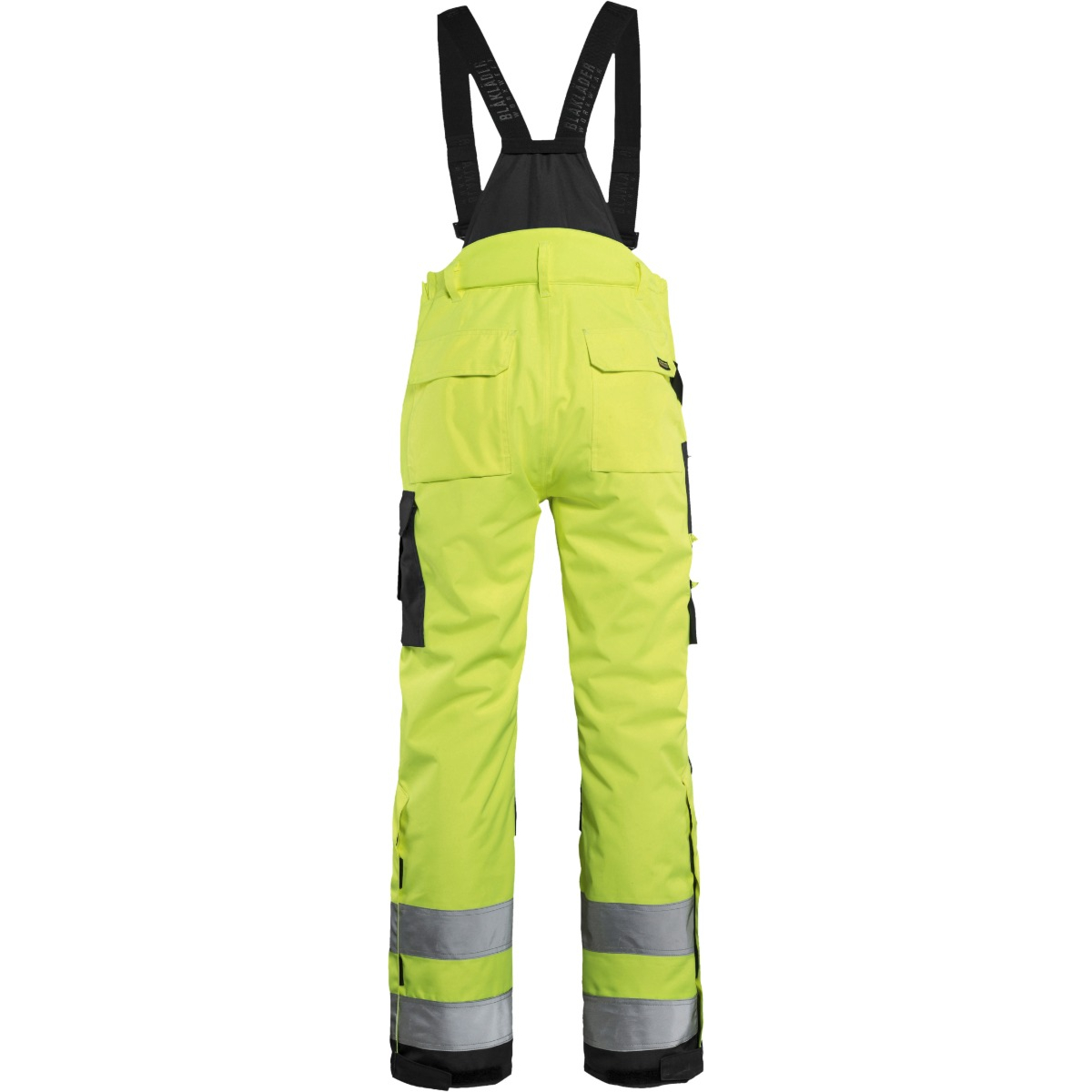 7885 Naisten highvis talvihousut henkseleillä