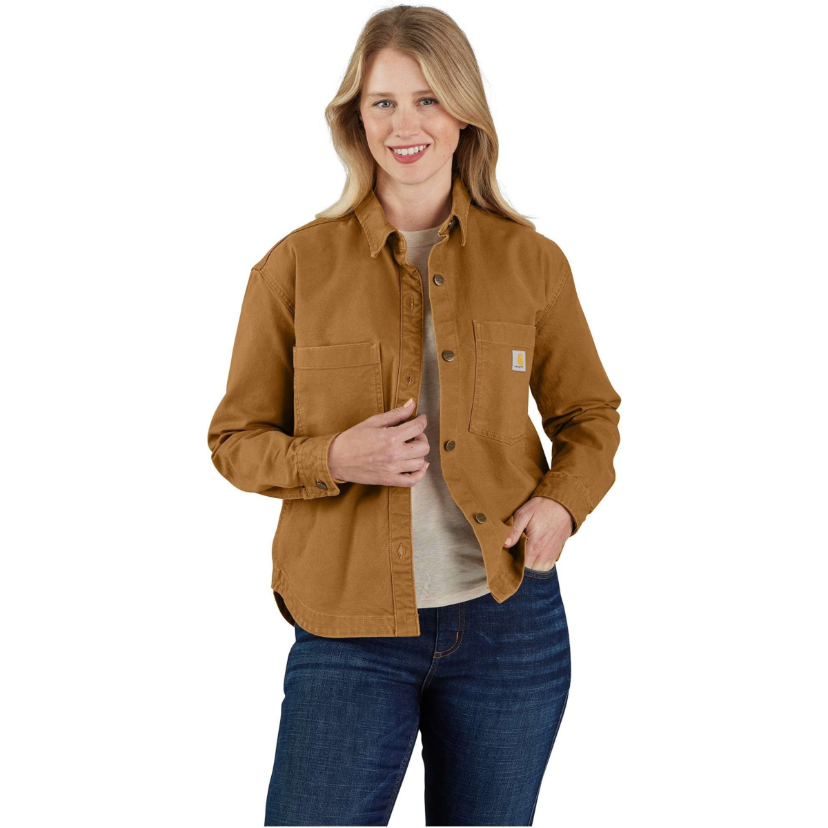 Rugged Flex™ Loose Fit -paksu ankanvärinen paita