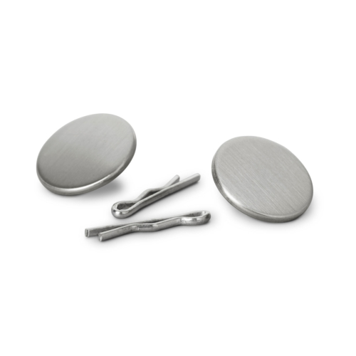 Metalliset napit klipseillä